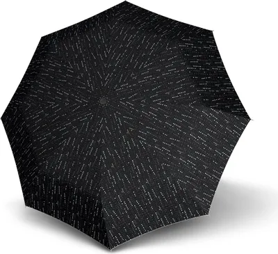 Produktbild von Knirps T.200 Duomatic Regenschirm Taschenschirm Schirm sturmfest domino black