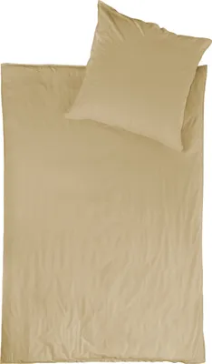 Produktbild von jilda-tex Bettwäsche Lissabon (Creme) 100% Bio Baumwolle