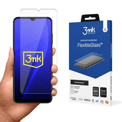 Produktbild von 3mk Display Hybridglas FlexibleGlass für Samsung Galaxy A03s 4G 0,3mm 7H