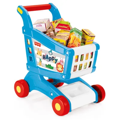Obrázok produktu pre Dolu Fisher Price Boodschappenkar + Accessoires Wit/Blauw/Rood