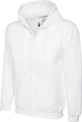 Produktbild von Sweatjacke Kapuze "UC504" Classic - Uneek White 2XL
