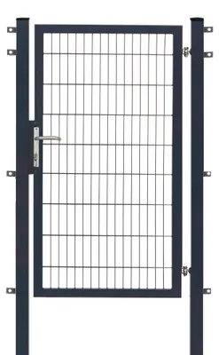 Produktbild von Floraworld Gartentor Premium inkl. 2 Pfosten 100 x 180 cm anthrazit