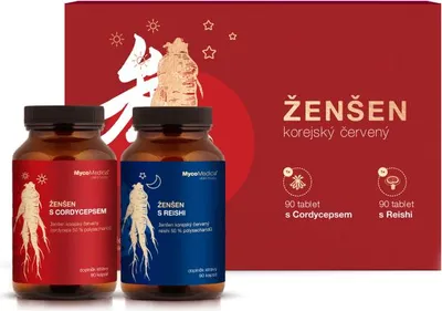 Productafbeelding van MycoMedica Ginseng, 2 x 90 capsules