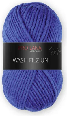 Produktbild von Pro Lana Wash Filz Uni 50g (151) royalblau