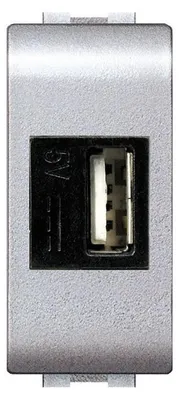 Immagine prodotto di alimentatore da incasso usb 'mylife' grigio