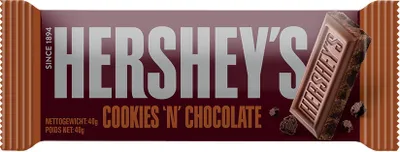 Produktbild von Hersheys Cookies Chocolate Milchschokolade mit Kakaokeks 40g