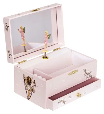 Produktbild von Trousselier 6260614 Schmuckschatulle für Kinder, Blumenfeen, Spieluhr mit tanzen