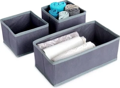 Produktbild von STORAGE SOLUTIONS Organizer Schubladenorganizer Ordnungssystem für SCHUBLADE für Unterwäsche, Socken