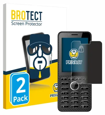 Produktbild von 2x BROTECT Sichtschutzfolie für Energizer E288S Anti-Spy Privacy Sichtschutz Blickschutz Folie Blaulicht-Schutz