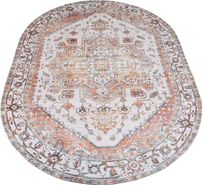 Produktbild von Teppich Nora Braun – Oval 160 x 230 cm