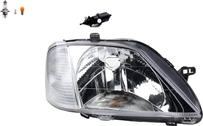 Produktbild von Scheinwerfer passend für Dacia Logan 09/2004-05/2008 Rechts Leucht. + Stellmotor 6001546789 8200211014 7700421671 6001546791 Johns