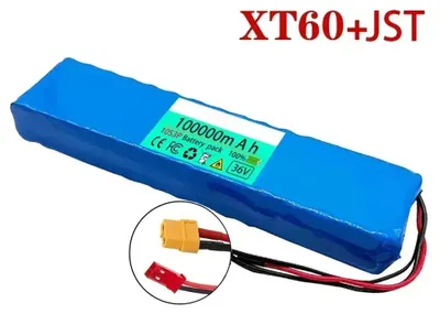Produktbild von E-Scooter Akku - Lithium-Ionen Akku 10S3P - 36V 100Ah 100000mAh - Für Elektroroller - XT60-JST Stecker