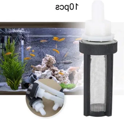 Micro Pomp Filter Set - Wasserpumpe Sieb - 10-teiliges Set - Edelstahl - Aquarium - Tauchpumpen - Filternetze - Geeignet für