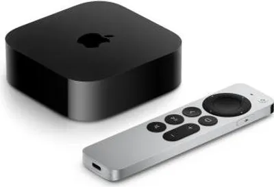 Immagine prodotto di Apple TV 4K, Apple, A15, 64 GB, AVC, H.264, HEVC, M4V, MP4, MPEG4, AAC, AC3, AIFF, EAC3, FLAC, HE-AAC, MP3, MP3 VBR, WAV, GIF, HEIF, JPEG, TIFF