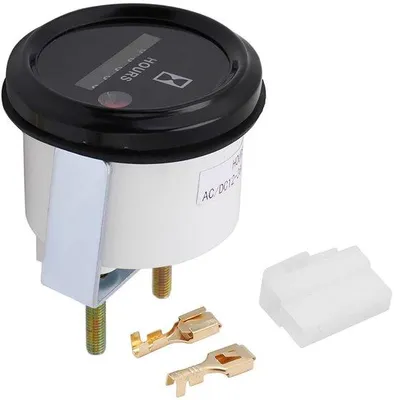 Image de Compteurs numériques 24 V pour bateaux, voitures et camions, 2 pouces, affichage LED rond