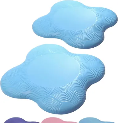 Productafbeelding van Knielbeschermers voor yoga - Blauw
