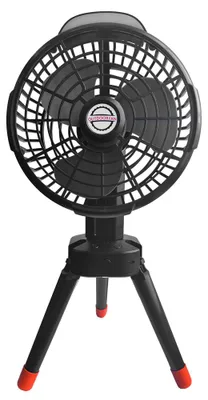 Produktbild von 2-in-1-Campingventilator mit LED-Licht, multifunktionaler Zelt-Deckenventilator, wiederaufladbarer Stativventilator, unterstš¹tzt 4-stufige Windgeschwindigkeiten fš¹r das Home-Office, Camping, Picknick, Angeln