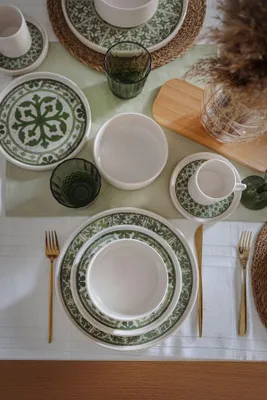 Immagine prodotto di Set di stoviglie Keramika - Timeless Green Impilabile - 20 pezzi - 4 persone - stoneware