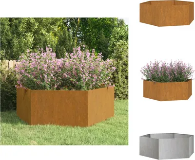Obrázok produktu pre vidaXL Kvetináč Rusty 138x120x45 cm Corten oceľ - Kvetináče a sadenice