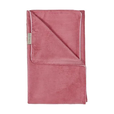 Produktbild von KraftKids Babydecke Cord Breitcord Rosa