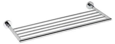 Image de Porte-serviettes carré Bemeta Omega, pliable, 600 mm, chromé