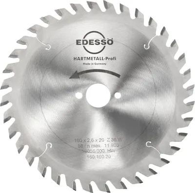 Produktbild von EDESSÖ Kreissägeblatt HW-Profi 160 x 2,6 x 20 Z36W