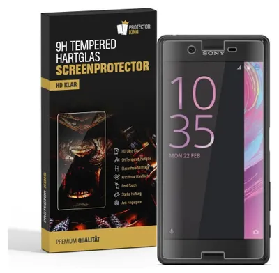 Produktbild von 2x 9H Hartglas für Sony Xperia X Panzerfolie Displayschutz Schutzfolie HD KLAR Panzerglas Schutzglas