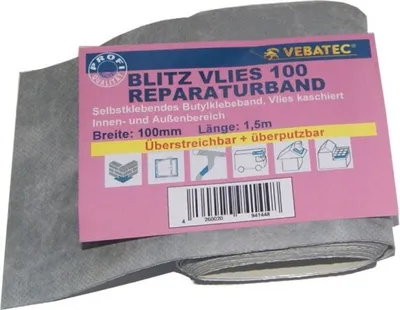 Produktbild von Vebatec BLITZ BUTYL REPARATURBAND Vlies 100mmx1,5m