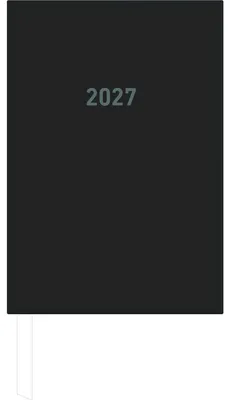 Obrázek produktu pro Kalendář Buchkalender 1T/1S, černý, rok 2027