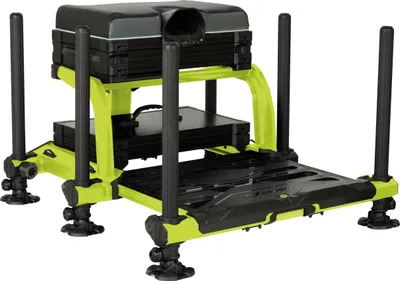 Produktbild von Fox Matrix XR36 Pro Lime Seatbox - Sitzkiepe Angelstuhl