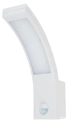 Zdjęcie produktu dla Kinkiet zewnętrzny LED z czujnikiem SONET biały 10W Neutralna biel 610lm tworzywo sztuczne wym:25,7x6,5x18,5cm IP54 Struhm