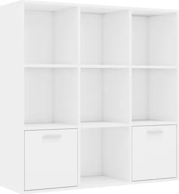 Immagine prodotto di Libreria in legno bianco lucido 98x30x98 cm