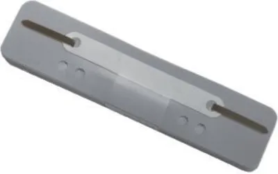 Zdjęcie produktu dla Q-Connect® 2012500910 Plastikowe listwy zszywające, krótkie - plastikowa listwa maskująca, szara, 25 szt