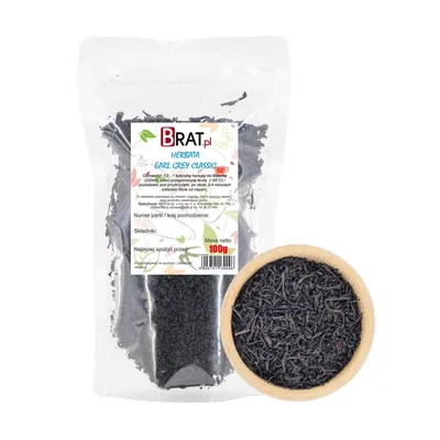 Zdjęcie produktu dla Herbata Earl Grey Classic 100g Brat.pl