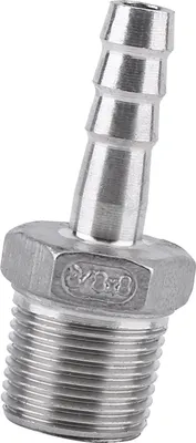 Image de raccord de tuyau à filetage mâle en acier inoxydable 304 Raccord de tuyau à filetage mâle (3/8 "x8mm)