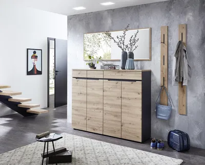 Produktbild von home24 Gardrobenpaneel - Eiche Artisan Nachbildung - Breite 13 cm