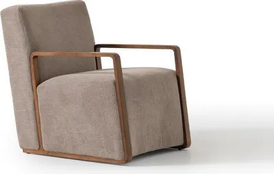 Image de Fauteuil 1 place Canapé Tissu Canapé Design Meubles Nouveau Gris