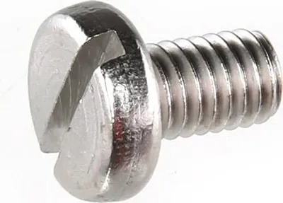Produktbild von Flachkopfschraube Schlitz, in Edelstahl M6x10 - DIN85