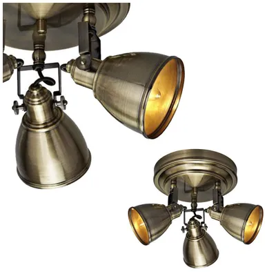 Image de Plafonnier FJÄLLBACKA antique 3 ampoules