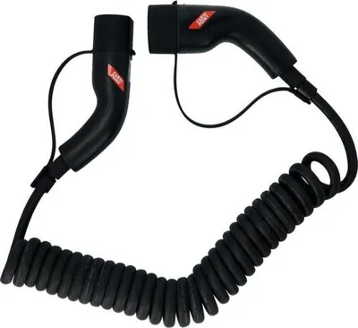 Produktbild von Carpoint Elektrofahrzeug Spiral Ladekabel Typ2>2 32A 1ph 6 Meter