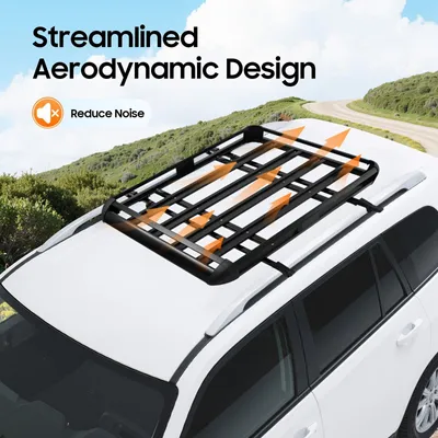 Produktbild von Dachboxhalter - Dachgepäckträger - Dachgleiter - Autodachgepäckträger - Gepäckträger - Aluminium, Schwarz