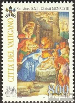 Produktbild von Briefmarken Vatikanstadt 1998 Mi 1262 (kompl.Ausg.) postfrisch Weihnachten