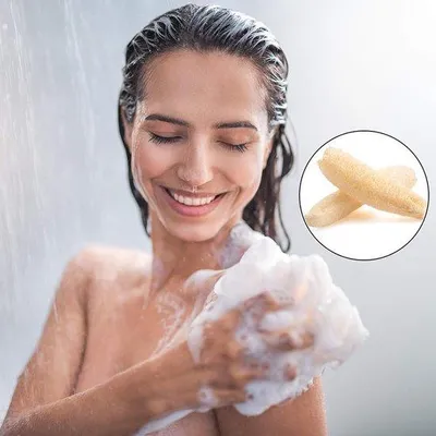 Produktbild von Luffa Küchenschwamm - Natürliche Schwamm - Waschen China - Kratzfreie Reinigung - 13-22 cm - Natürlich