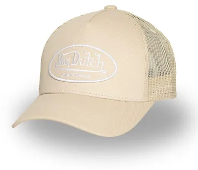 Produktbild von Von Dutch Originals Trucker Cap - CALIFORNIA Strapback Mesh beige 35