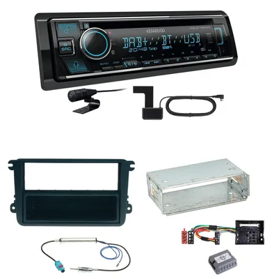 Produktbild von Kenwood KDC-BT760DAB Bluetooth DAB Einbauset für Beetle Jetta Sharan Tiguan T5