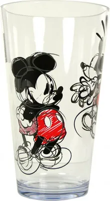 Produktbild von trinkglas Mickey Mouse transparent