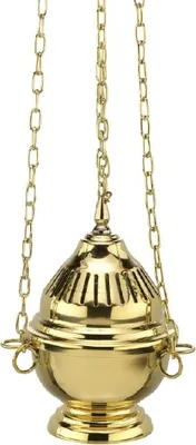 Produktbild von Rauchfass aus Messing 16cm Höhe
