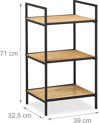 Immagine prodotto di Libreria, a terra, scaffale da parete, armadio da parete, 32,5 x 39 x 71 cm