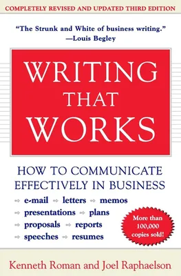 Immagine prodotto di Writing That Works, 3rd Edition