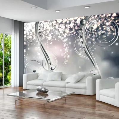 Produktbild von Fototapete selbstklebend Ornament 343x256 cm Tapete Wandtapete Wandbilder Klebefolie Dekofolie Tapetenfolie Wand Dekoration Wohnzimmer - Design Abstrakt f-A-0148-a-d